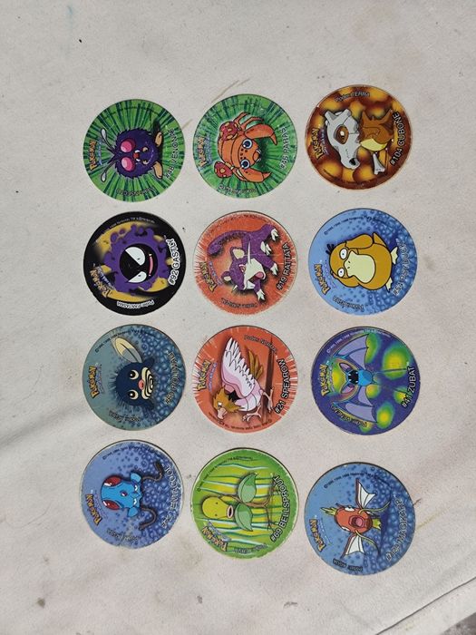 Pokémon tazos 1, Master tazo e Sticker tazos