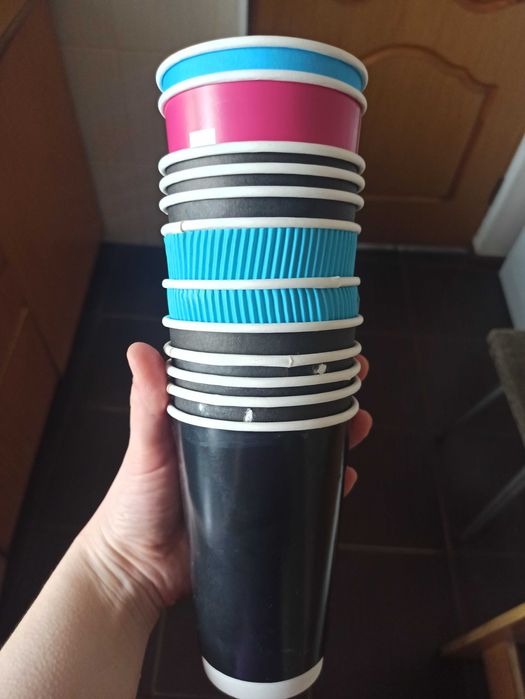 Стаканчики з під кави для розсади 400-500 мл.