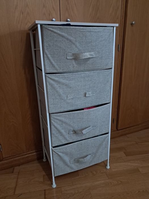 Organizador de Cômoda tecido de linho de aço