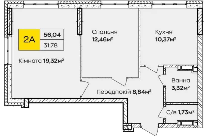 2-rooms apartment apartment by the address (area 56 m²) - Atlanta.ua - photo 5