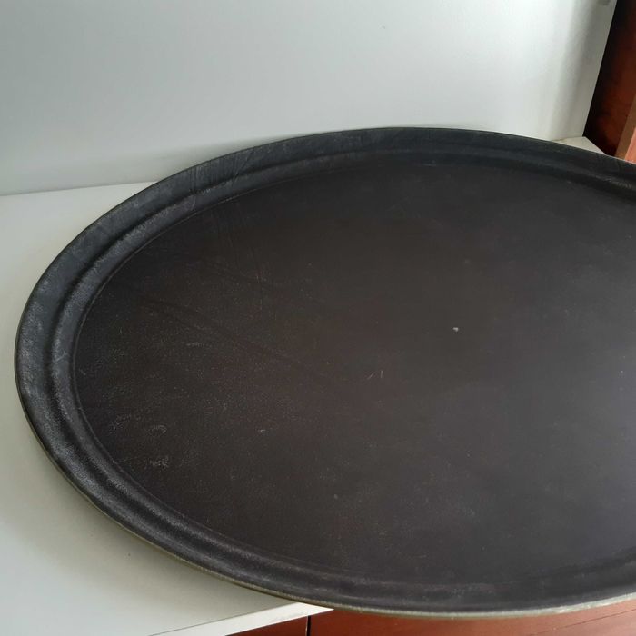 Grande Bandeja Serviço Oval LACOR Fibra Vidro Anti Deslizante 56x68cm