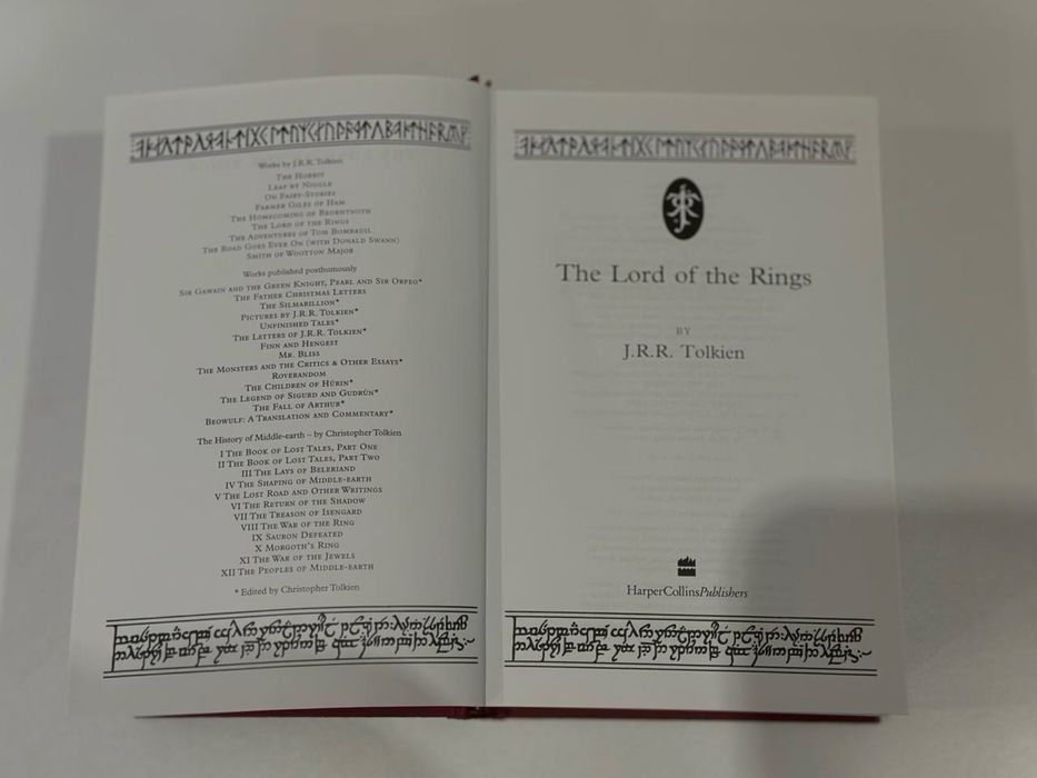 Lord of the Rings 50th Anniversary Edition, Tolkien (Володар перснів)