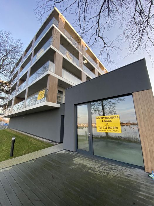 Lokal 150m2, duże witryny, taras, parking DĄBIE