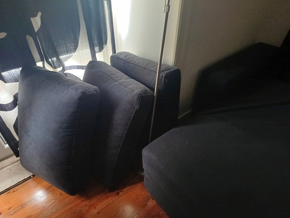 Sofá com chaise longue