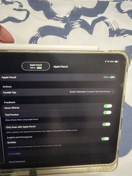 iPad Pro 11" 4ª Gen + Apple Pencil 2 — Como Novo
