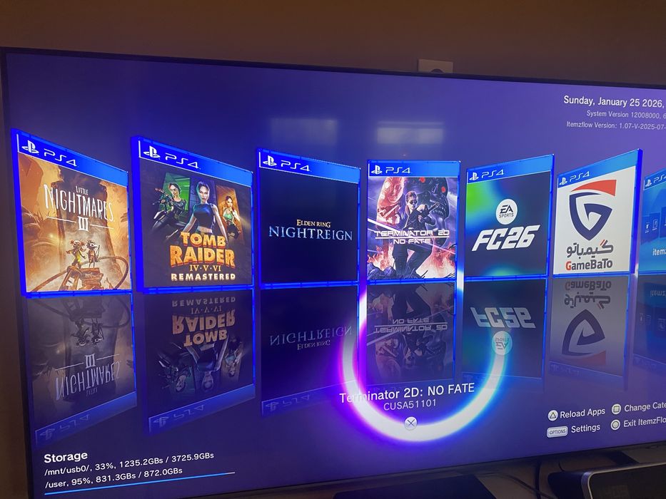 Ps4 slim, niski soft, dużo gier, goldhen