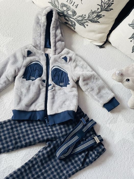 Chicco трійка костюм плюш теплий