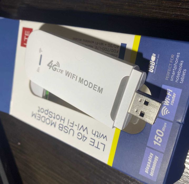 Крутой портативный 4G LTE USB Wi-Fi Роутер под сим карту 150 Мбіт/с