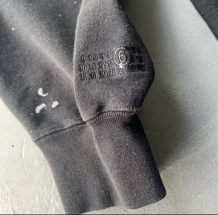 кофта supreme x maison margiela зипка суприм с краской mm6