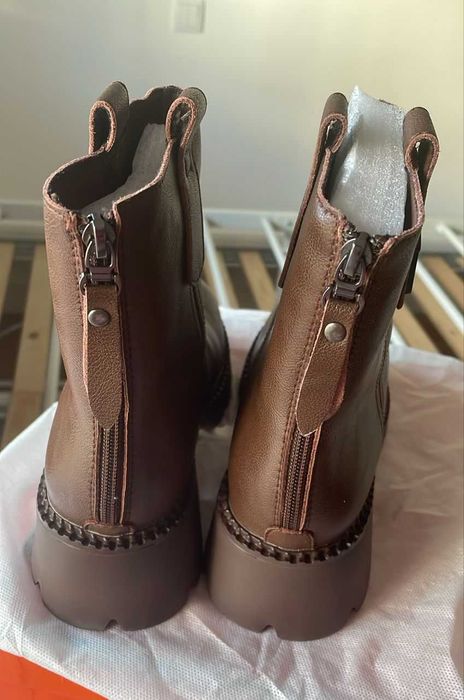 Botas femeninas novas botas de vestir para  mulher botas  castanho