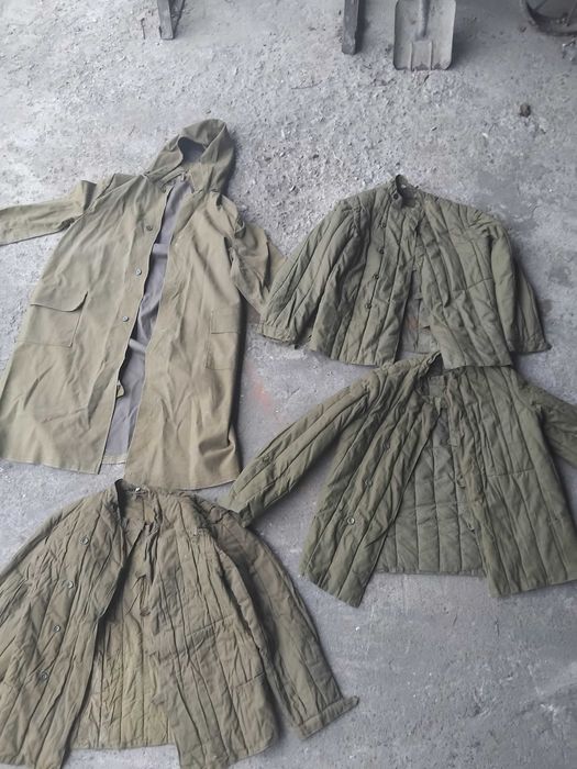 Фуфайки ,  телогрейка , ватник , плащи  СССР