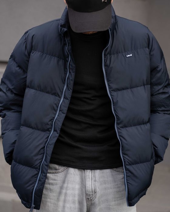 Мужской пуховик Levi's Piedmont Short Puffer Jacket A8568-0008 синий