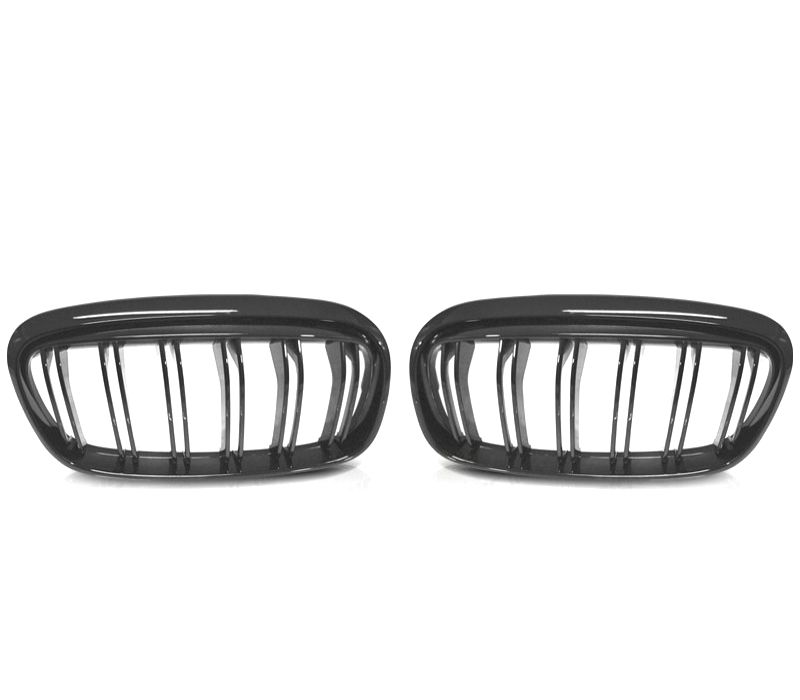 GRELHAS BMW F45 F46 15-17 DUPLA BARRA PRETO BRILHANTE