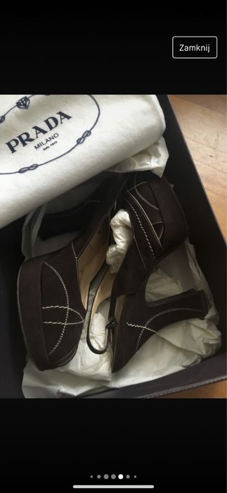 Prada buty rozm. 36,5 -23cm