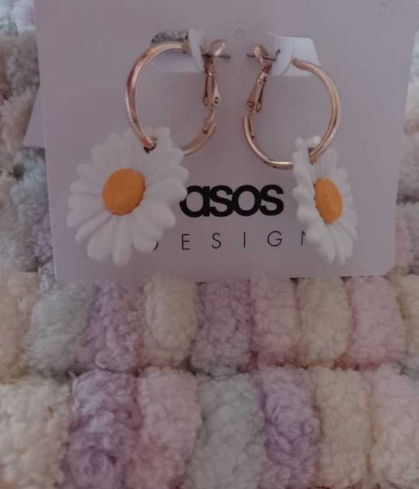 ASOS/Ekskluzywne , subtelne Kolczyki z Londynu, NOWE