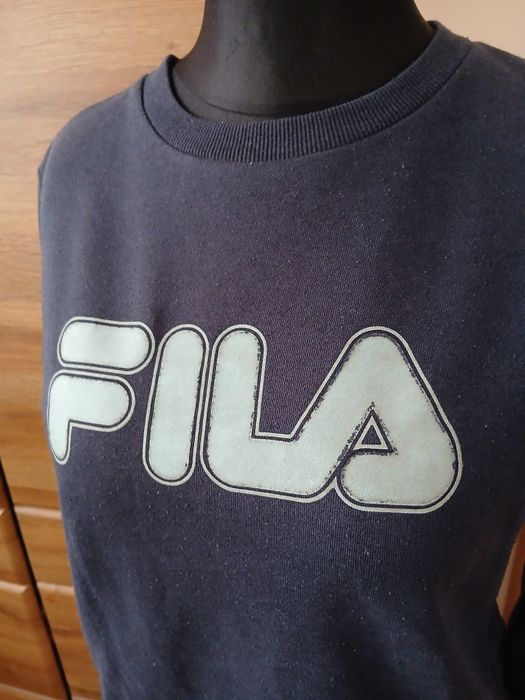 Granatowa bluza Fila rozmiar S bawelniana