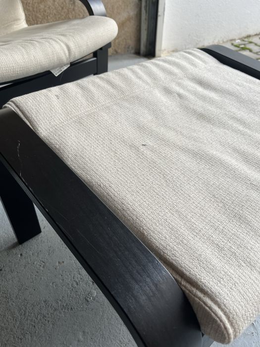 Poltrona com pousa pes POANG IKEA