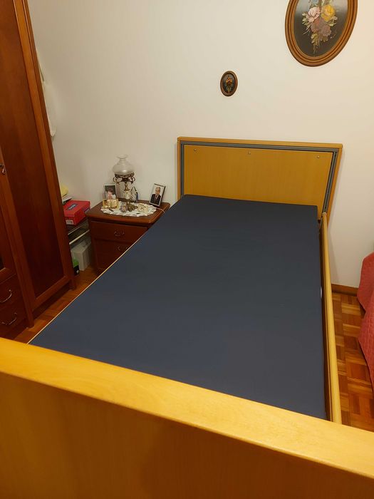 Cama Elétrica Articulada com Colchão Anti Escaras