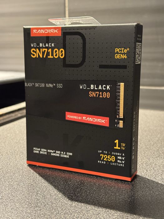 Nowy Dysk SSD NVMe Sandisk WD Black SN7100 1TB