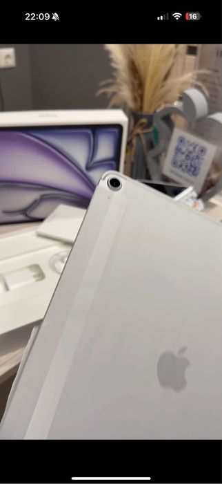 New open/box ipad air 13’ m3 128gb + LTE 1 рік гарантія