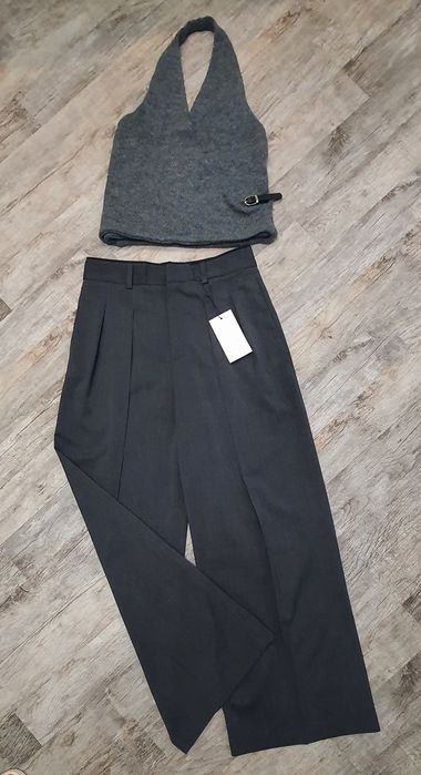 Жилет, топ Zara з 10% вовни. Дуже оригінальна і якісна річ. New