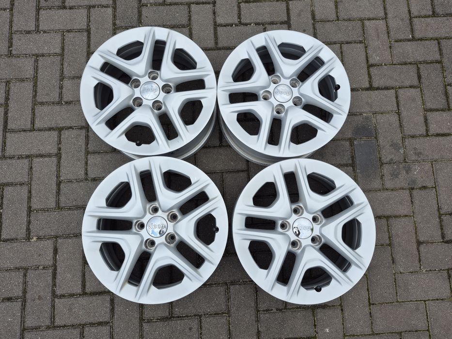 Felgi Alu z Czujniki Oryg JEEP Renegade Compass 5x110 16 Cali 6.5J