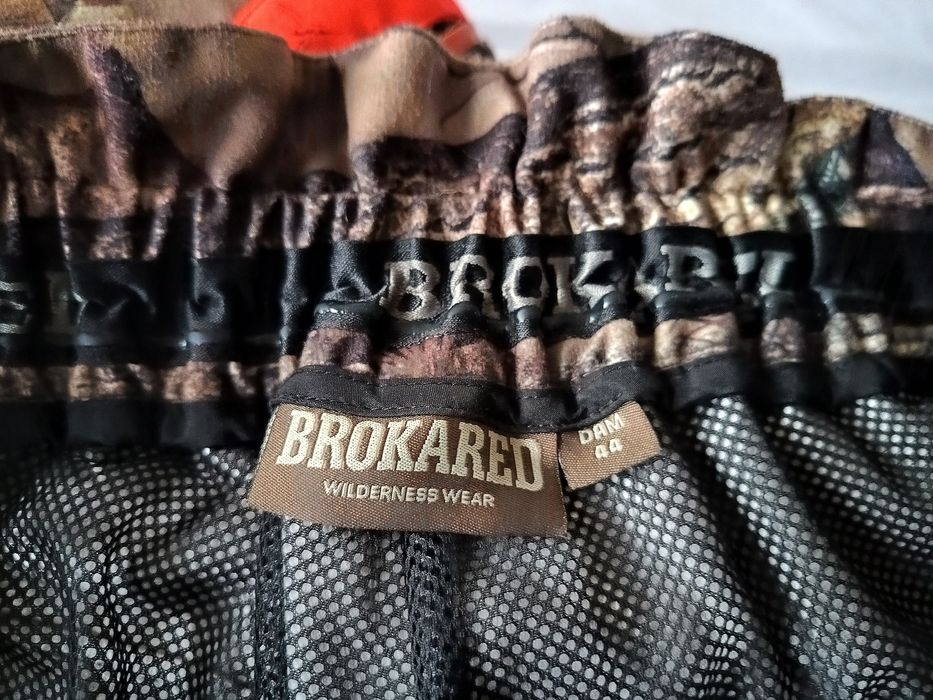 Męskie spodnie myśliwskie Brokared kamuflaż taktyczne na polowanie