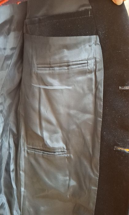 Marynarka męska bawełna aksamit czarna r. L