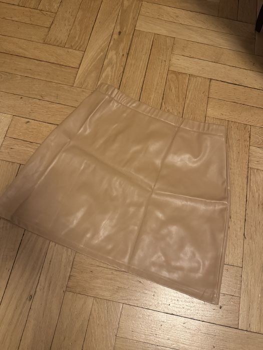 Spódnica spódniczka mini lateksowa skórzana 40 L missguided