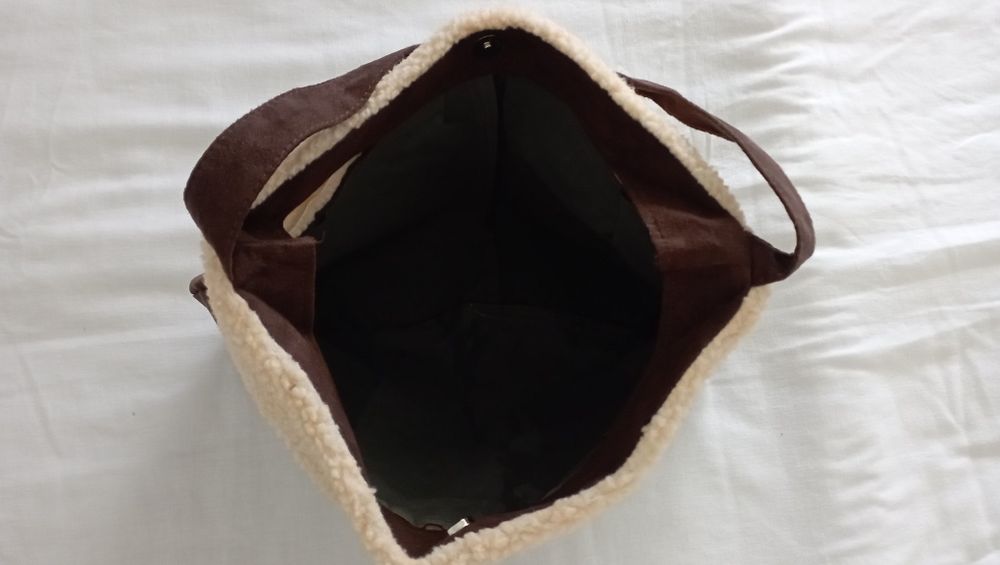 Mala castanha em nobuck