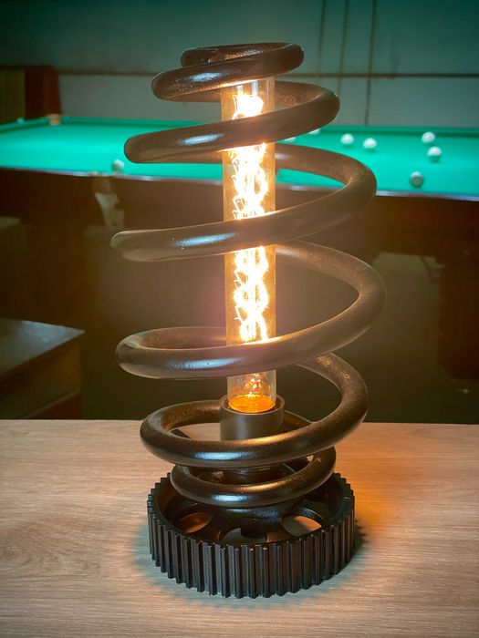 Loft lamp лофт лампа з автопружини ексклюзивний світильник