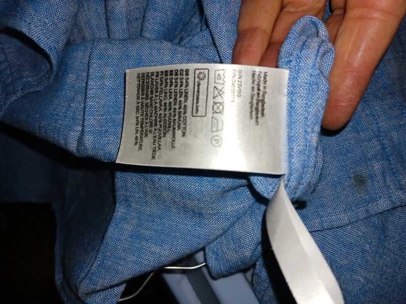 Camisa Linho 12A H&M