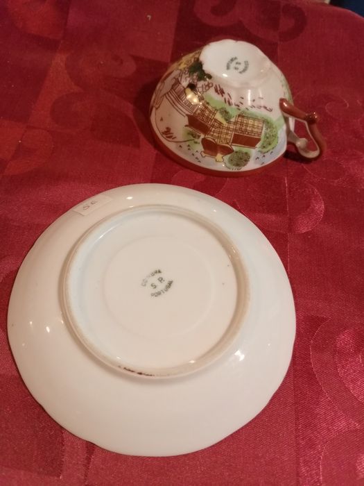 Chávena e pires S.P. Coimbra