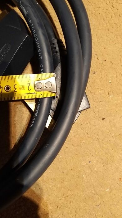 cabo scart banhado a ouro PROFIGOLD 3 Metros