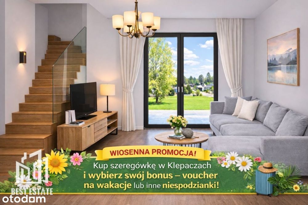 Szeregówka Z Wykończeniem, Klepacze, Garaż