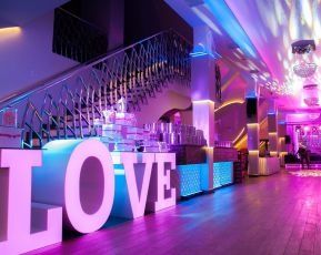 Lampiony LED dekoracje stolik, wesele, bar