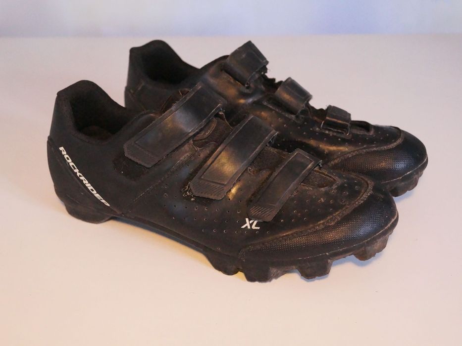 Sapatos de BTT Rockrider XC n.º 42 com cleats Shimano, em bom estado
