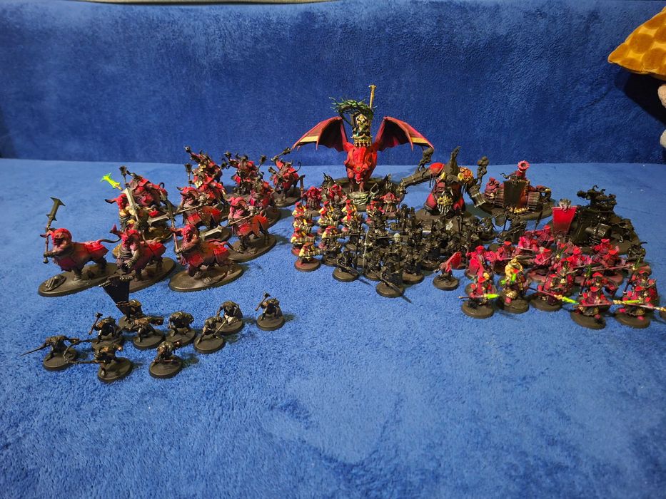 Age of Sigmar Armia Helsmiths of Hashut + kości