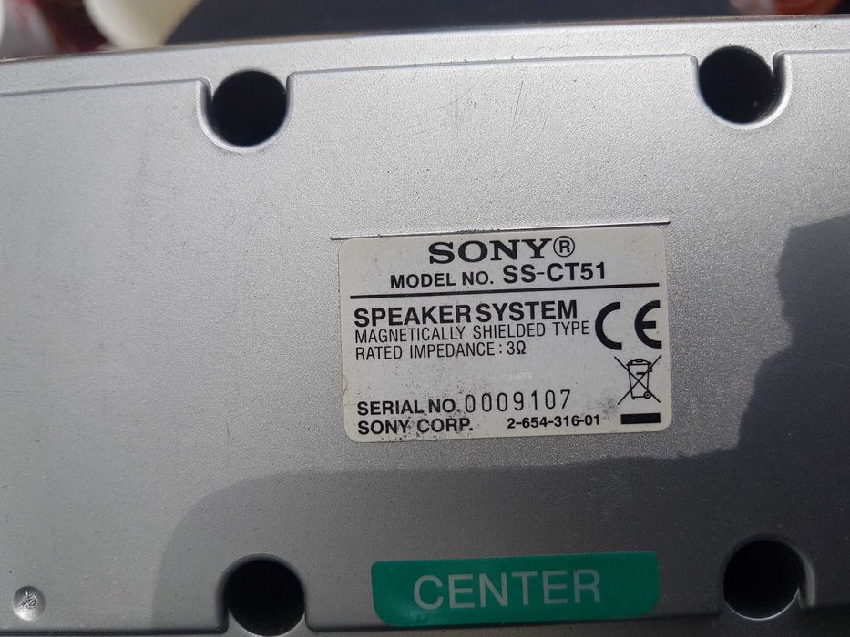 Colunas 5.1 sony + cabos63825211978625124