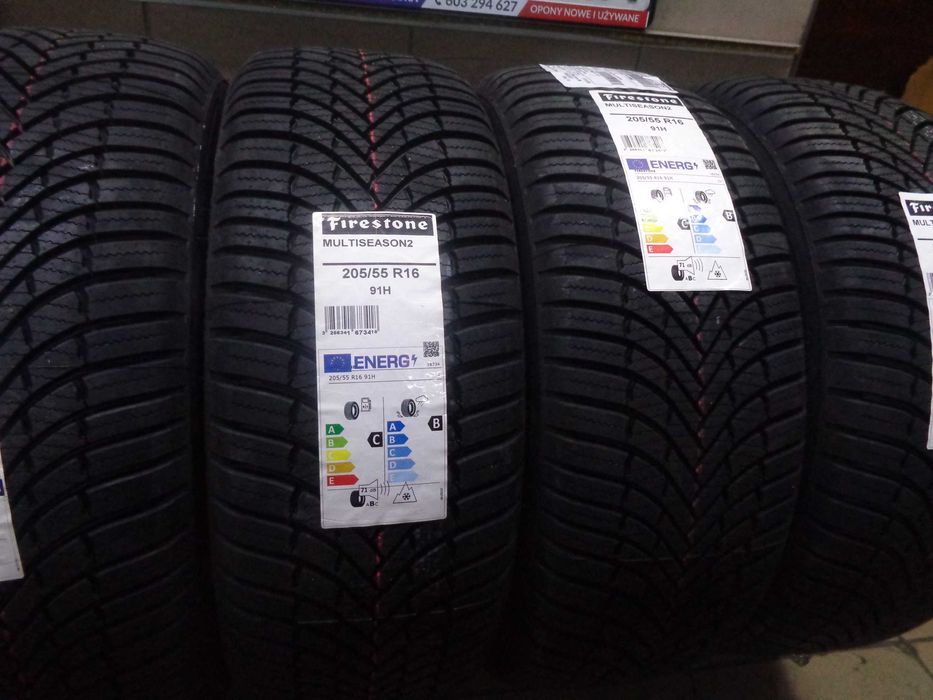 205/55R16 FIRESTONE Multiseason 2 -Nowe Opony Całoroczne, ANDAR Poleca
