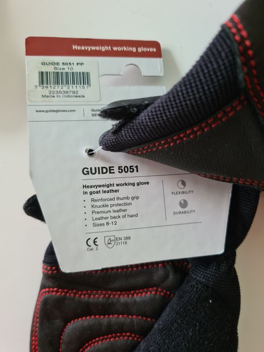 Nowe męskie grube rękawice Guide  rozm 10 xl