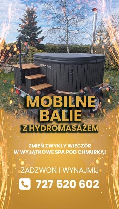 Balia z   hydromasażem