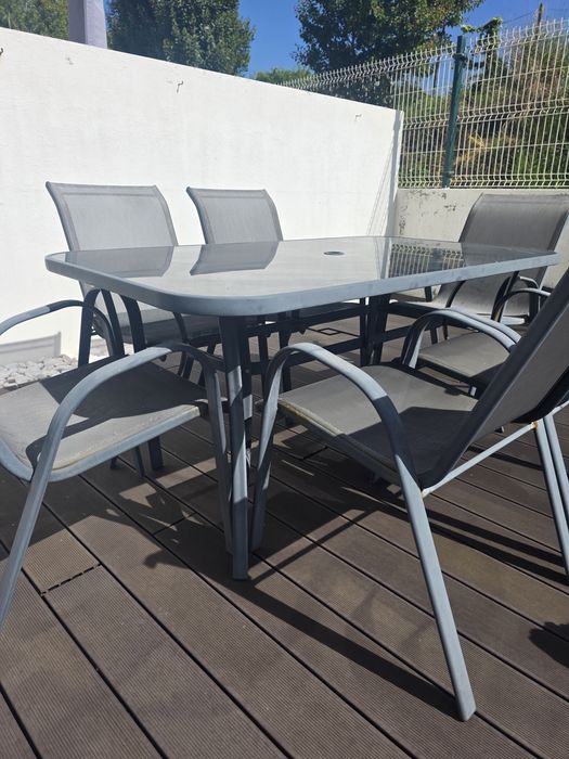 Conjunto refeição jardim