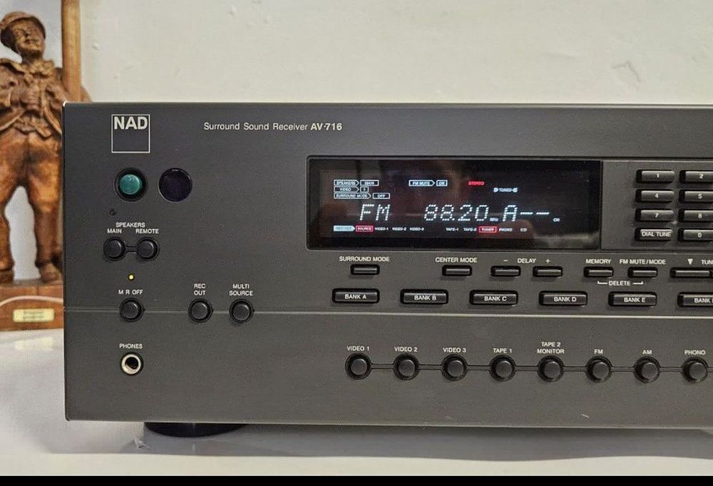 Amplituner NAD AV-716 5.1 | 80 W/kan. | Mocny, muzykalny dźwięk