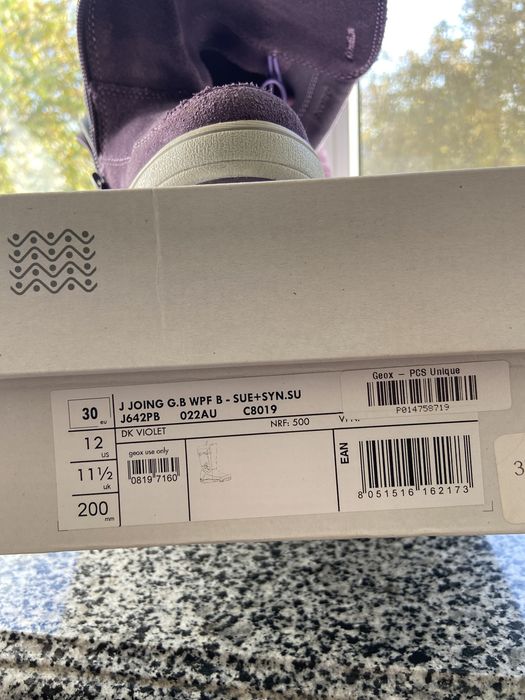 Зимові чобітки на дівчинку Geox Respira