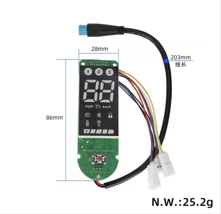 Dashboard bluetooth Xiaomi 4 Pro display original