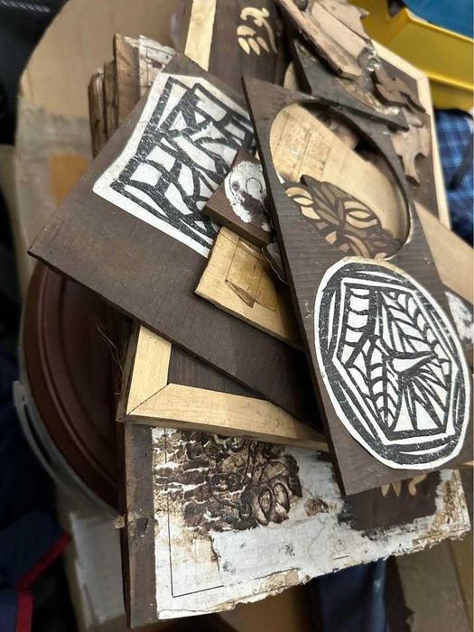 Madeiras Raras para Embutidos. Secas e cortadas finas
