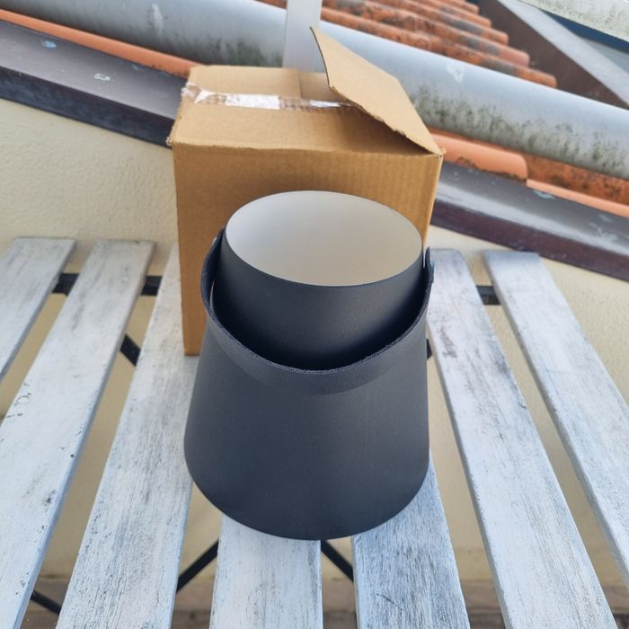 Abajur preto novo do Leroy Merlin