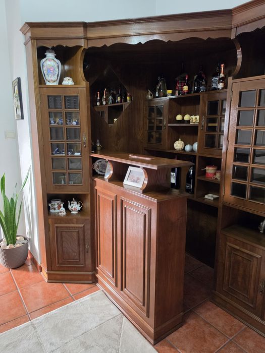 Bar de canto madeira de castanho
