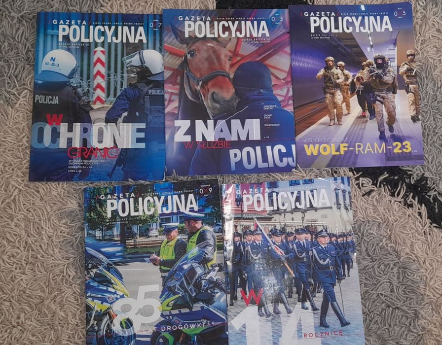 Gazeta policyjna 5 numerów lub pojedynczo